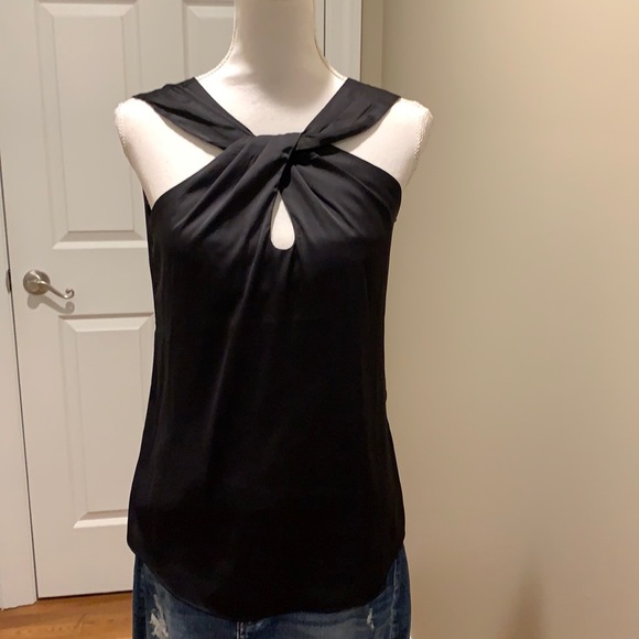 White House Black Market Tops - White House Black brown Reversible Halter Top